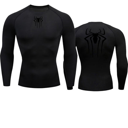 Sun Protection Sports Second Skin Running T-Shirt Men's Fitness Rashgarda MMA Long Sleeves Compression Shirt Workout Clothing