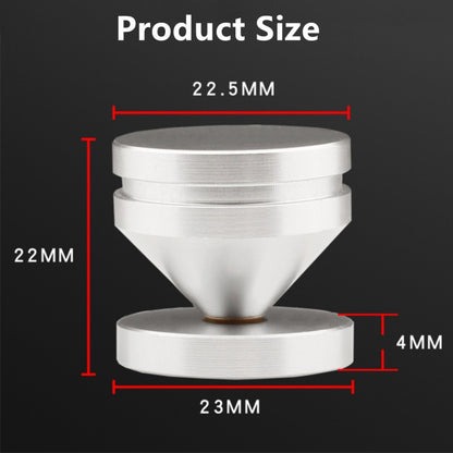 Speaker Stand Aluminum Alloy DAC CD Tripod Subwoofer Power Amplifier Isolation Feet Audio Speakers Foot Spikes Cone Floor Nail
