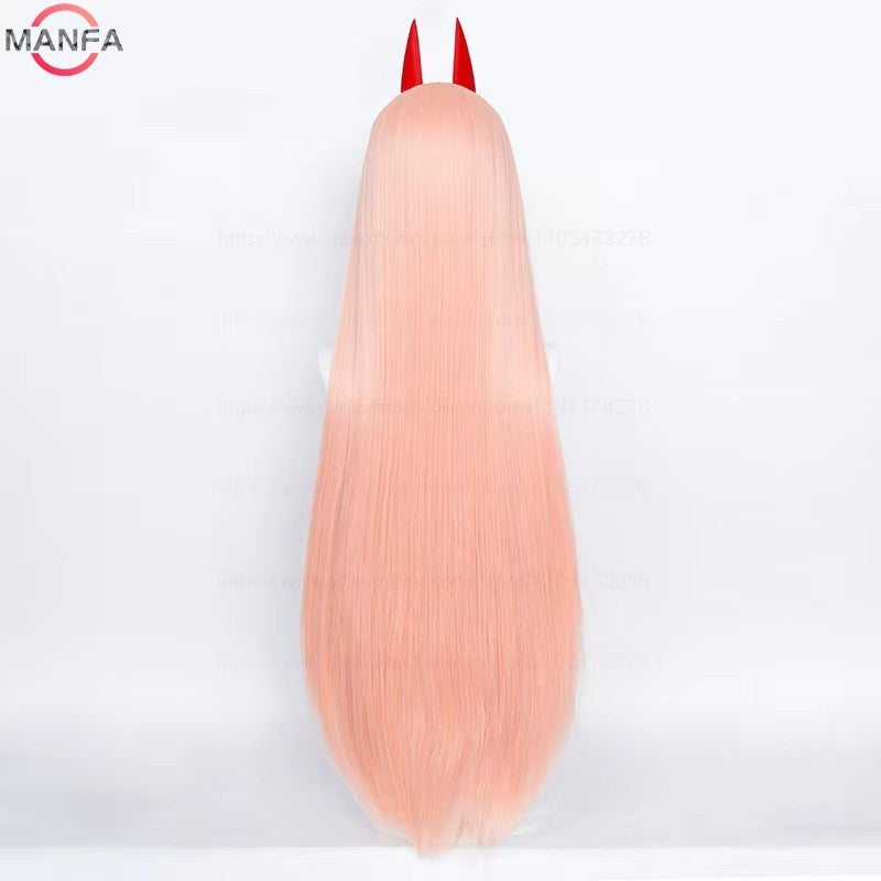 Peruca Cosplay de Anime de Alta Qualidade Marin Kitagawa Longa Rosa Laranja Resistente ao Calor Cabelo Sintético + Touca de Peruca