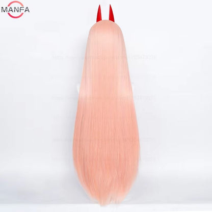 Peruca Cosplay de Anime de Alta Qualidade Marin Kitagawa Longa Rosa Laranja Resistente ao Calor Cabelo Sintético + Touca de Peruca