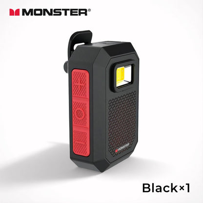 Monster X901 TWS Stereo Bluetooth Speaker Wearable Magnetic Clip-on Portable Bluetooth Sound Box IPX67 Waterproof Subwoofer