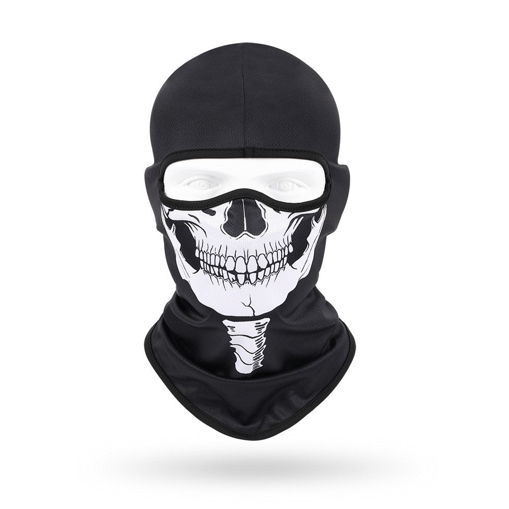Quick-Dry Skull Face Mask - Breathable Sun Protection for Cycling & Outdoor Sports