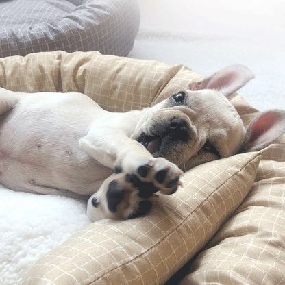 Cama para Pets para Todas as Estações - Tapete para Gatos e Almofada para Cães de Verão com Acolchoamento de Algodão | Móvel Versátil para o Conforto e Descanso Interno do seu Pet