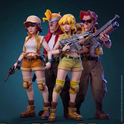 ?EM ESTOQUE?TUNSHI Studio Original SNK Modelo Oficial Metal Slug 3 Marco Tarma Clark Still RALF JONES Soldado Rebelde 1/12 Mecha Brinquedo