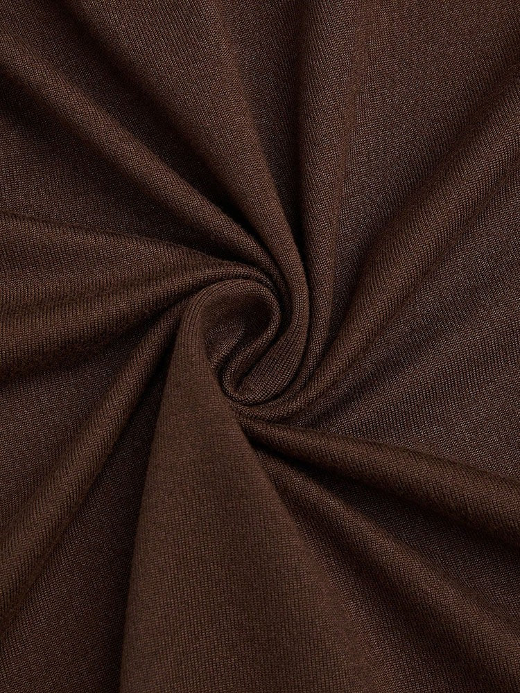 New French High-Waist Retro Knitted Ruched High-Slit Midi Skirt Black Versatile Slim Plus Size Female Clothing Elegant Party