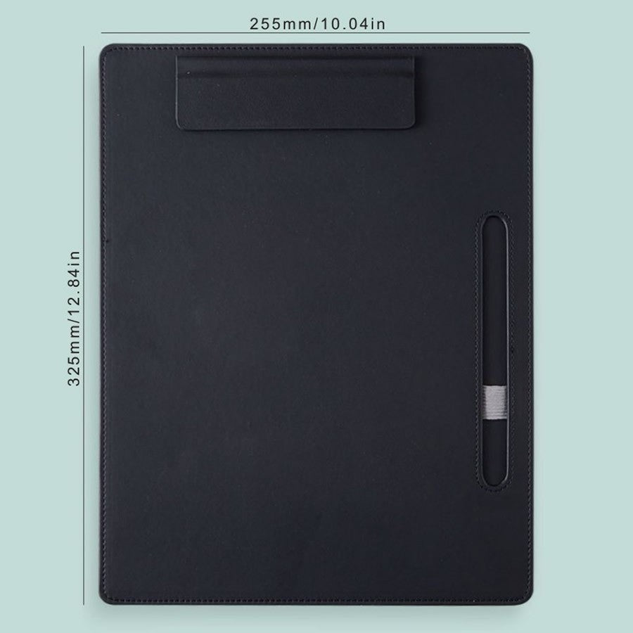 A4 leather writing clip, business folder, data book, office storage menu clip, contract book clip, music score clip