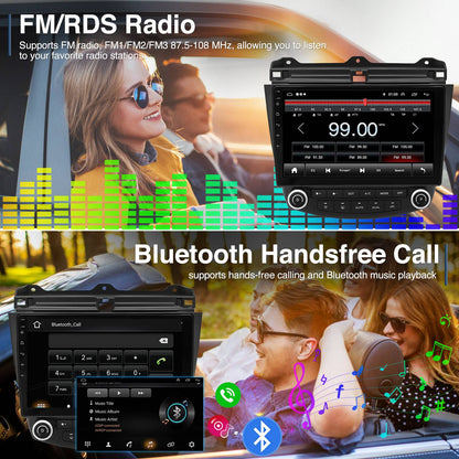 10.1 Inch Android13 Wireless Car Carplay Android Navigation Reversing Camera All-in-one 2+32G CarPlay GPS For Honda Accord 03-07