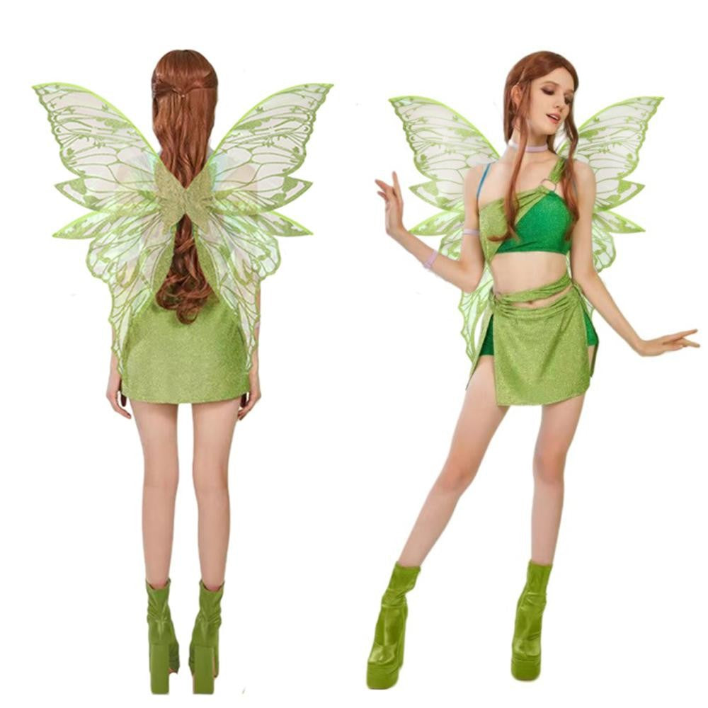 1PC Adults Fairy Wings Girls Sparkling Angel Wings Butterfly Costume Wings Halloween Costume Dress up Party Favor Christmas Gift