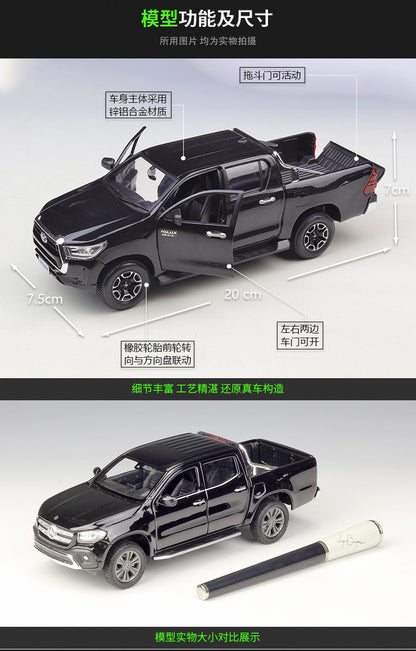 Maisto 1:27 Toyota Hilux Off-road Pick-up Modelo de Carro em Liga Brinquedo Coleção Peça de Exibição Presente
