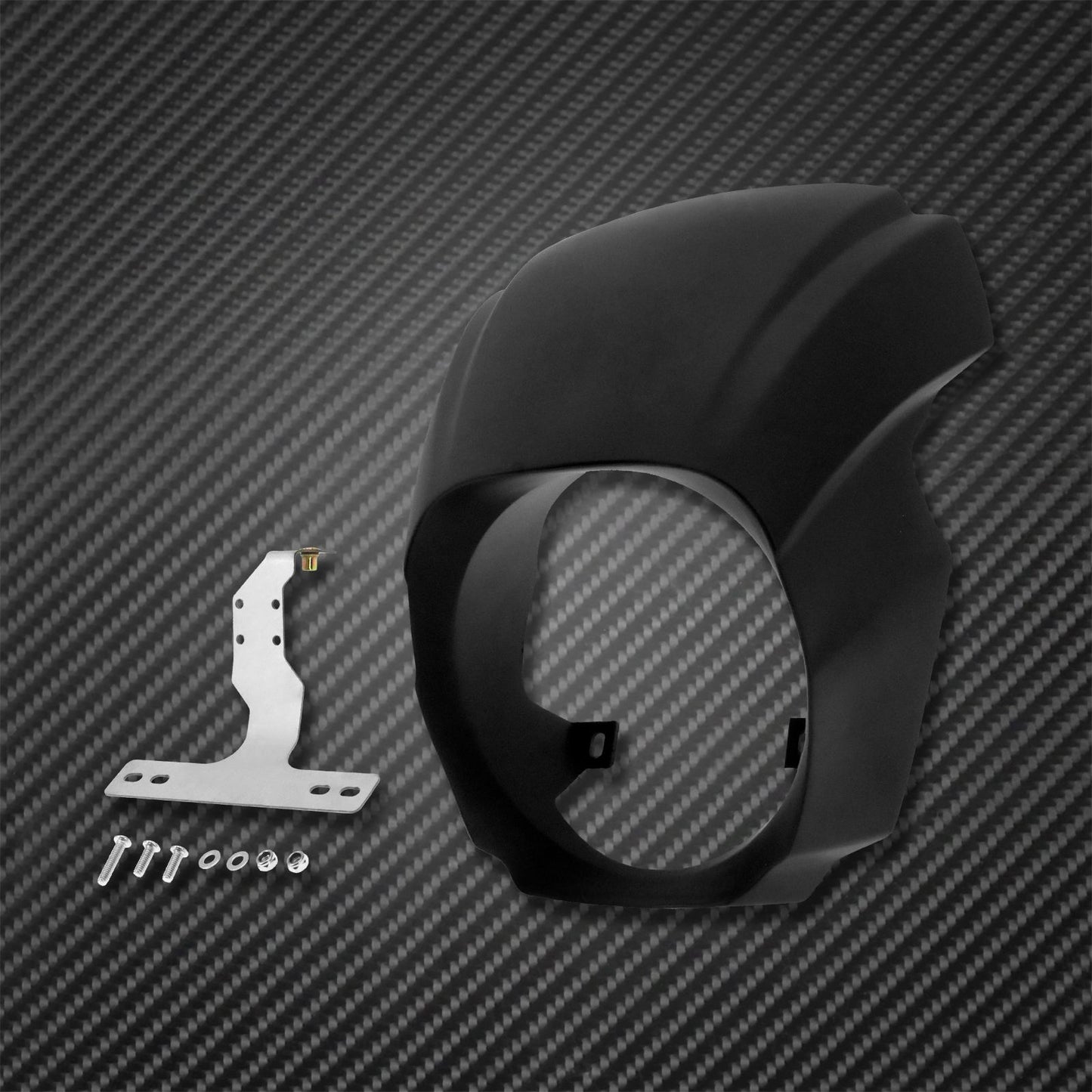 Capa Carenagem Farol Dianteiro Brilho Preto/Preto Fosco Para Harley Softail Breakout FXBRS FXBR Modelos 2018-2022 2023