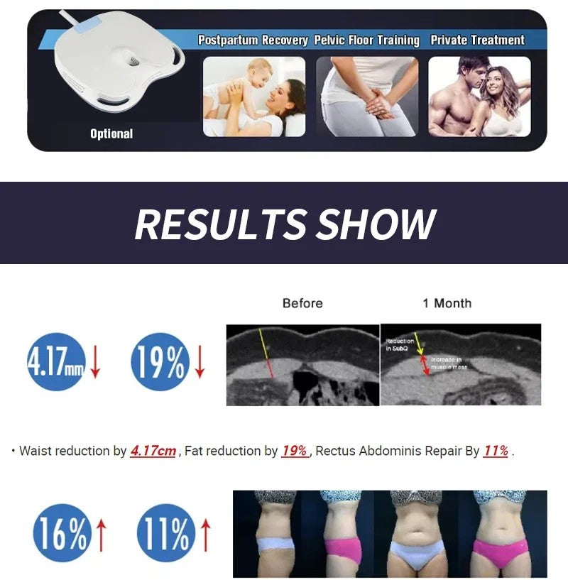 EMSZERO Machines RF HI-EMT 6500W Professional Sculpt 5 Handle Pelvic Girdle EMS Electromagnetic Stimulation Slimming