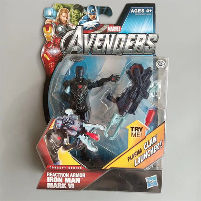 Hasbro Marvel Os Vingadores Série Conceitual Armadura Reator Homem de Ferro Mark VI Loki Gavião Arqueiro Bonecos de Ação Brinquedos Infantis Novo