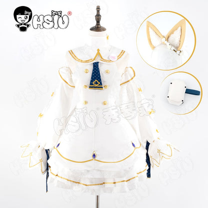 Yurizono Seia Cosplay Clothing Wig Fiber synthetic wig?HSIU ?Full Costume Skirt Set Yellow Long Wig Game Blue Archive cosplay