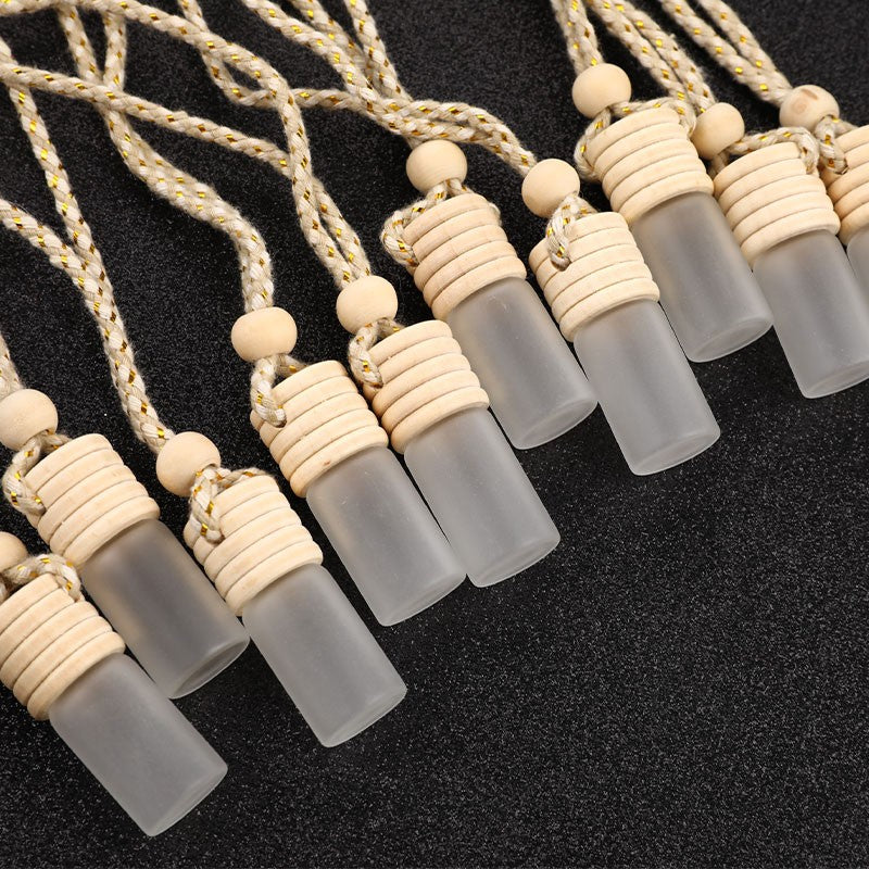 10 Pcs 5ml Car Perfume Bottle for Essential Oils Air Freshener Auto Ornament Car-styling Perfume Pendant Hot Car Accessories