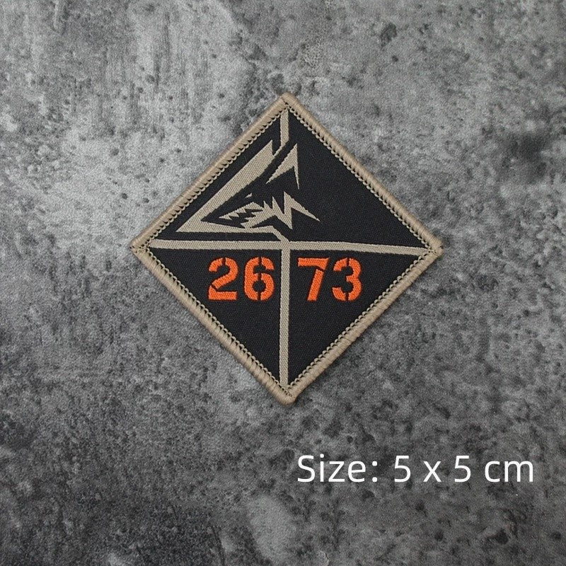 Tarkov Embroidered Patch Knight MMAC Black Division Bogatyrs Tactical Armband Velcros Patches for Clothing Backpack Accessories