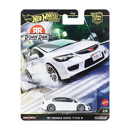 Em estoque 2025 Hot Wheels Premium 1/64 Car Culture Ronin Run 2 Gold Label Car Honda Mazda Nissan Toyota Fpy86 Veículo Diecast