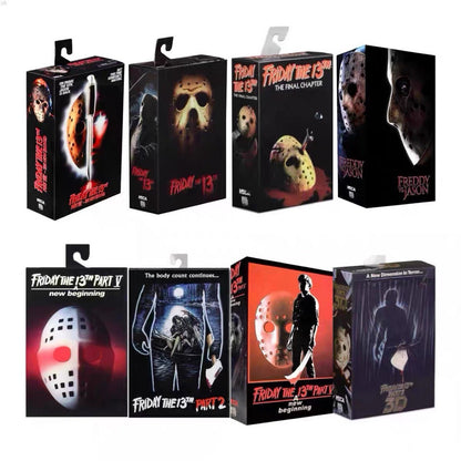 Neca Michael Myers I Ii Iii Pumpkin Halloween Figure Action Doll Decor Christmas Gift Halloween Horror Collection Figure Toys