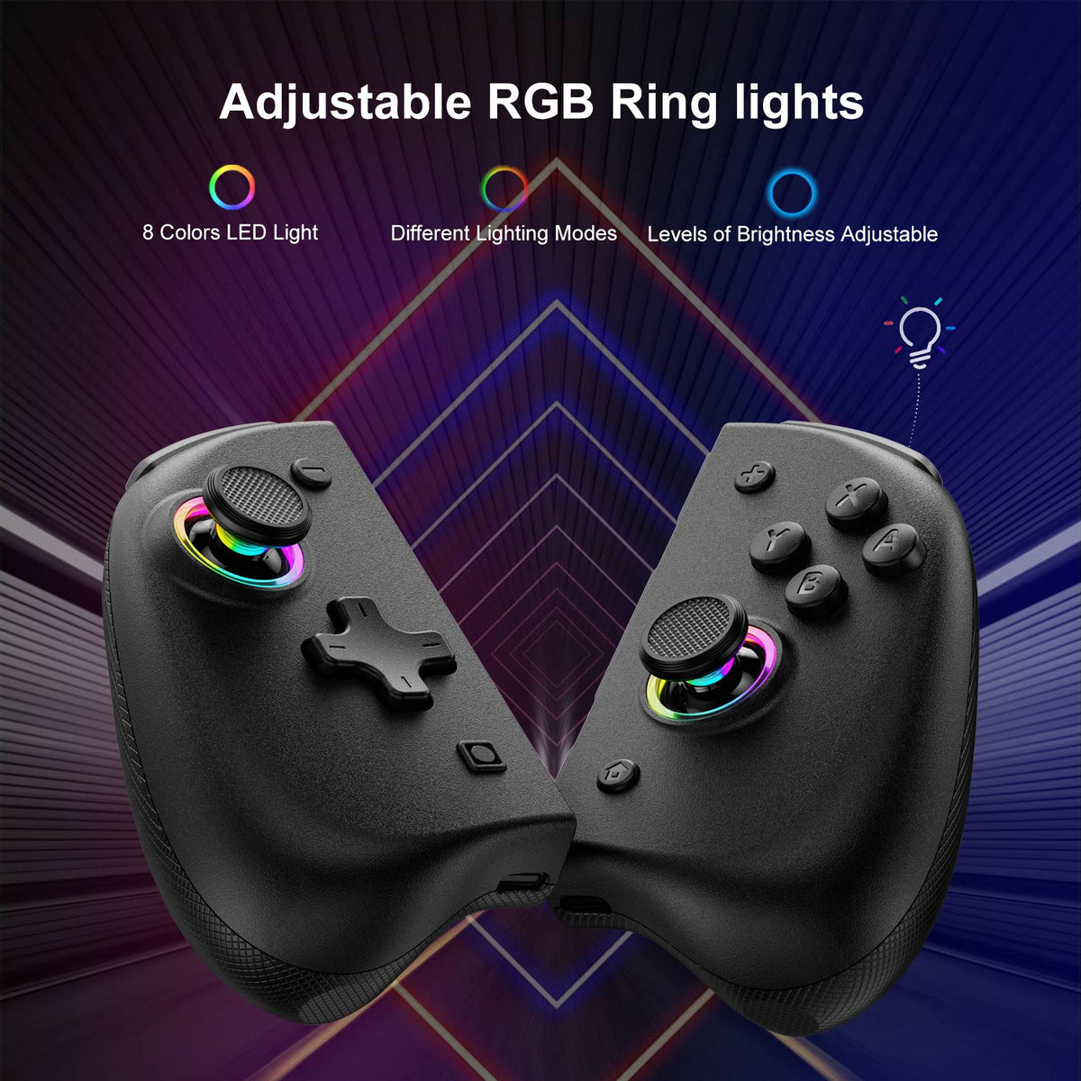 Wireless Bluetooth Controller For Nintendo Switch & OLED & Lite Gamepad Control Gaming Accessories Hall Game Pad Command Mando