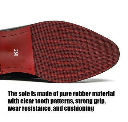 Botas masculinas Chelsea com sola vermelha, tornozelo, bico redondo para negócios, estilo Aura, sapatos masculinos tamanho 38-46, botas masculinas