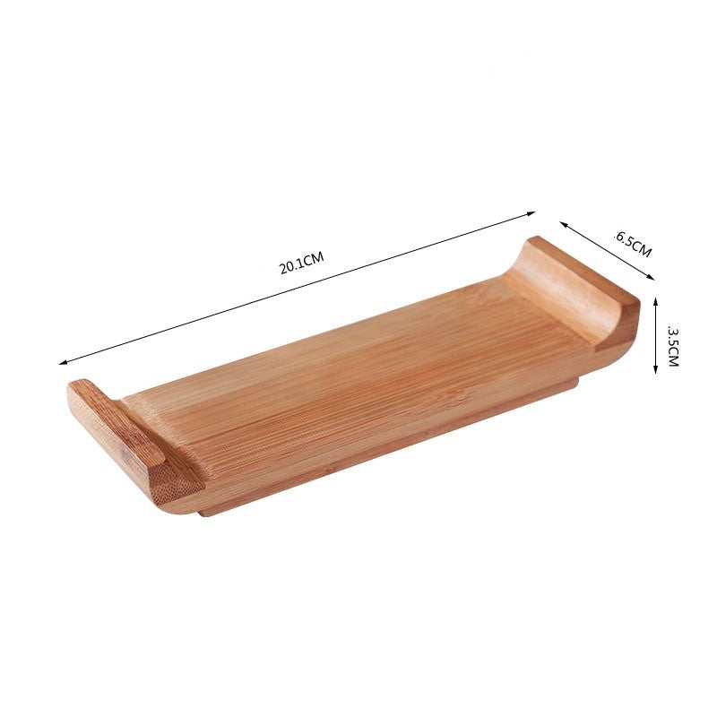 Bamboo Sushi Board boat plate Rectangular Platform Cooking Sashimi basin Japanese Korean Cuisine Tableware Serving Plate Tray