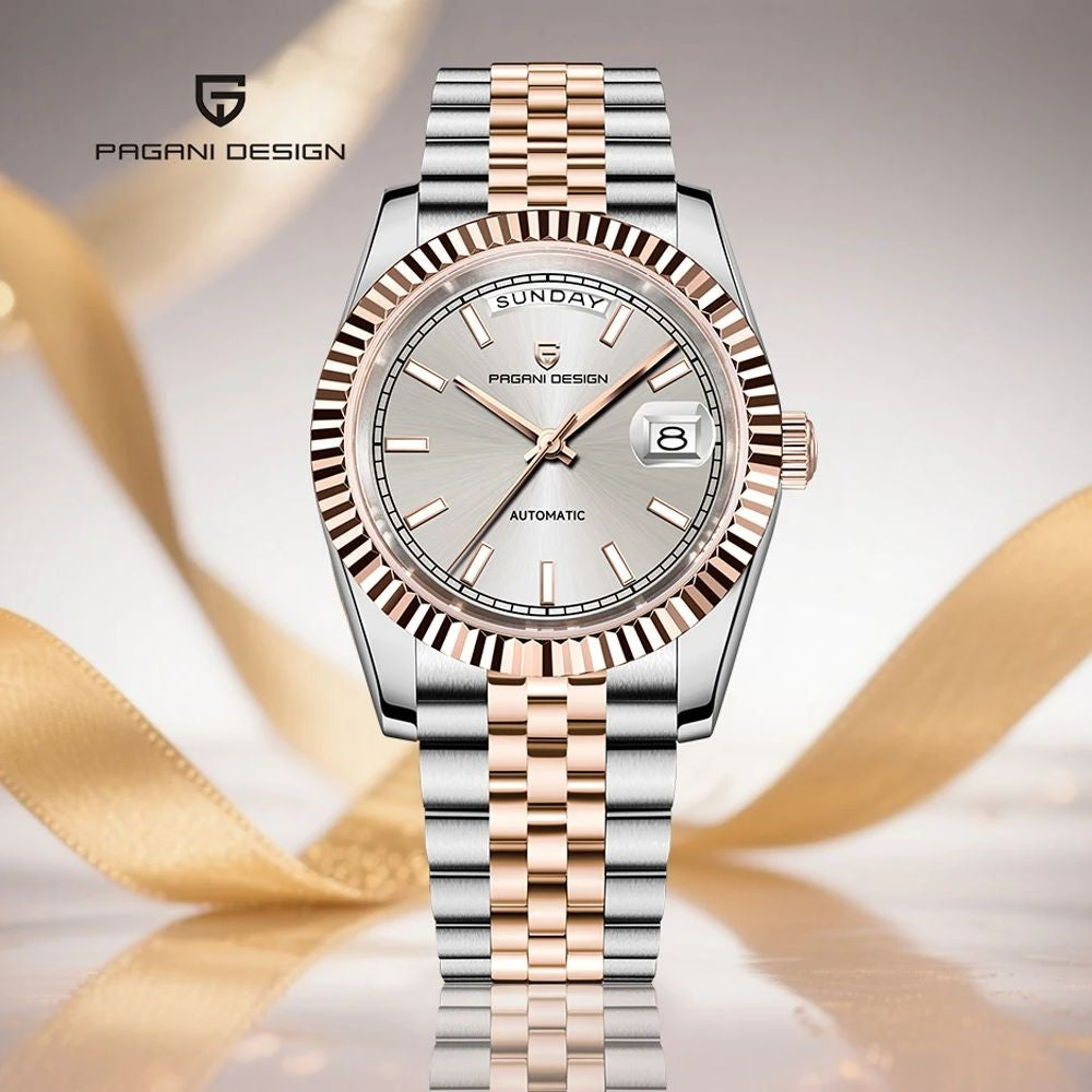 PAGANI DESIGN Men's Watches 2025 New Enamel Dial DD36 Automatic Watch Men Business Waterproof Mechanical Wristwatch For Men Gift