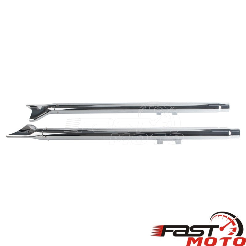 Motorcycle Fishtail Exhaust Muffler For Harley Softail Deluxe EFI FLSTNI Deuce FXSTDI Heritage Classic Engine Exhaust System