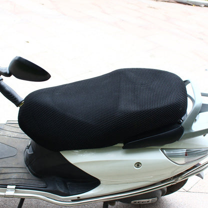 AUTCOAT 1 Peça Capa de Assento de Moto Scooter Ciclomotor Malha 3D Respirável Almofada Antiderrapante S-6XL