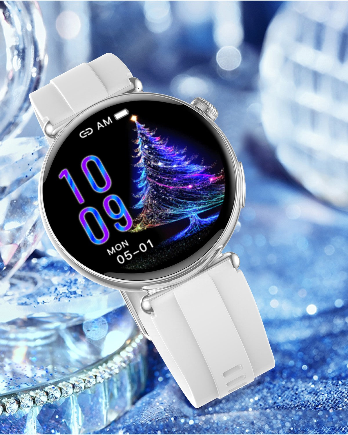 NEW Women Smartwatch 1.32inch AMOLED Screen ECG Sport Watch Blood Pressure Micro physical examination AI dial Health Smart Watch