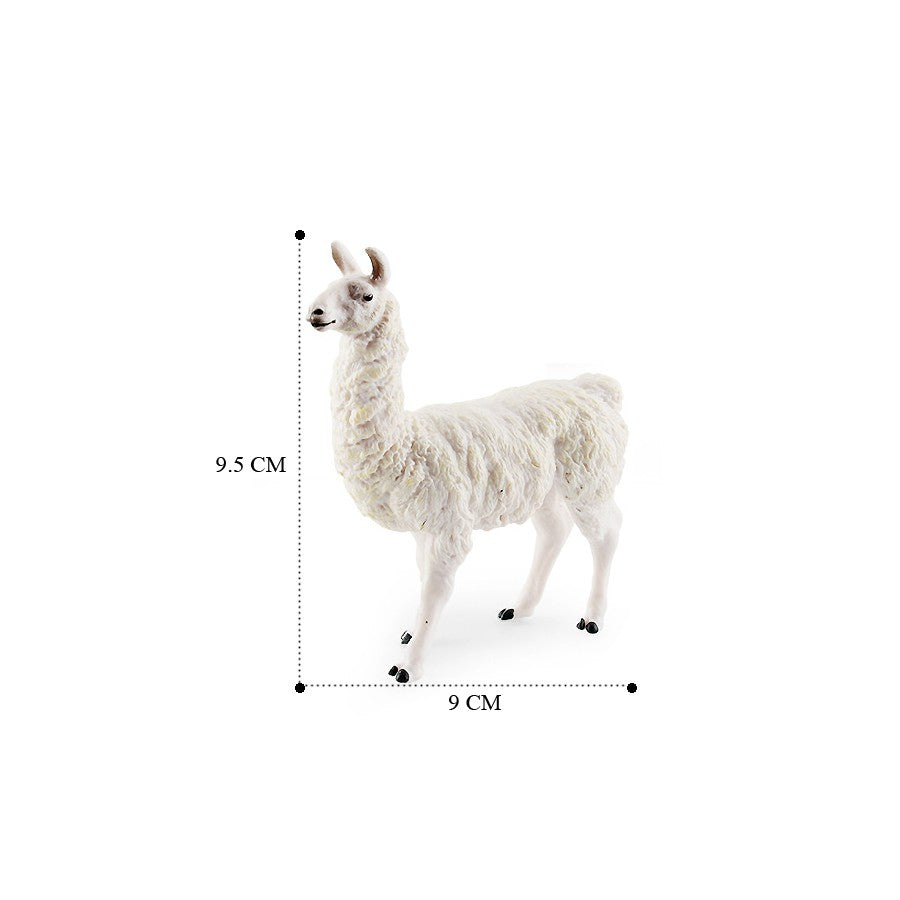 Realistic Farm World Alpaca Animal Model Figures Llama Toy Figurine Zoo Education Collection Home Decor Playset Kids Gifts