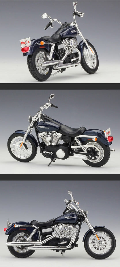 Maisto 1:12 2006 Harley FXDBI Dyna Street Bob Liga Modelo de Moto Simulação Metal Brinquedo Modelo de Moto de Rua Presente Infantil
