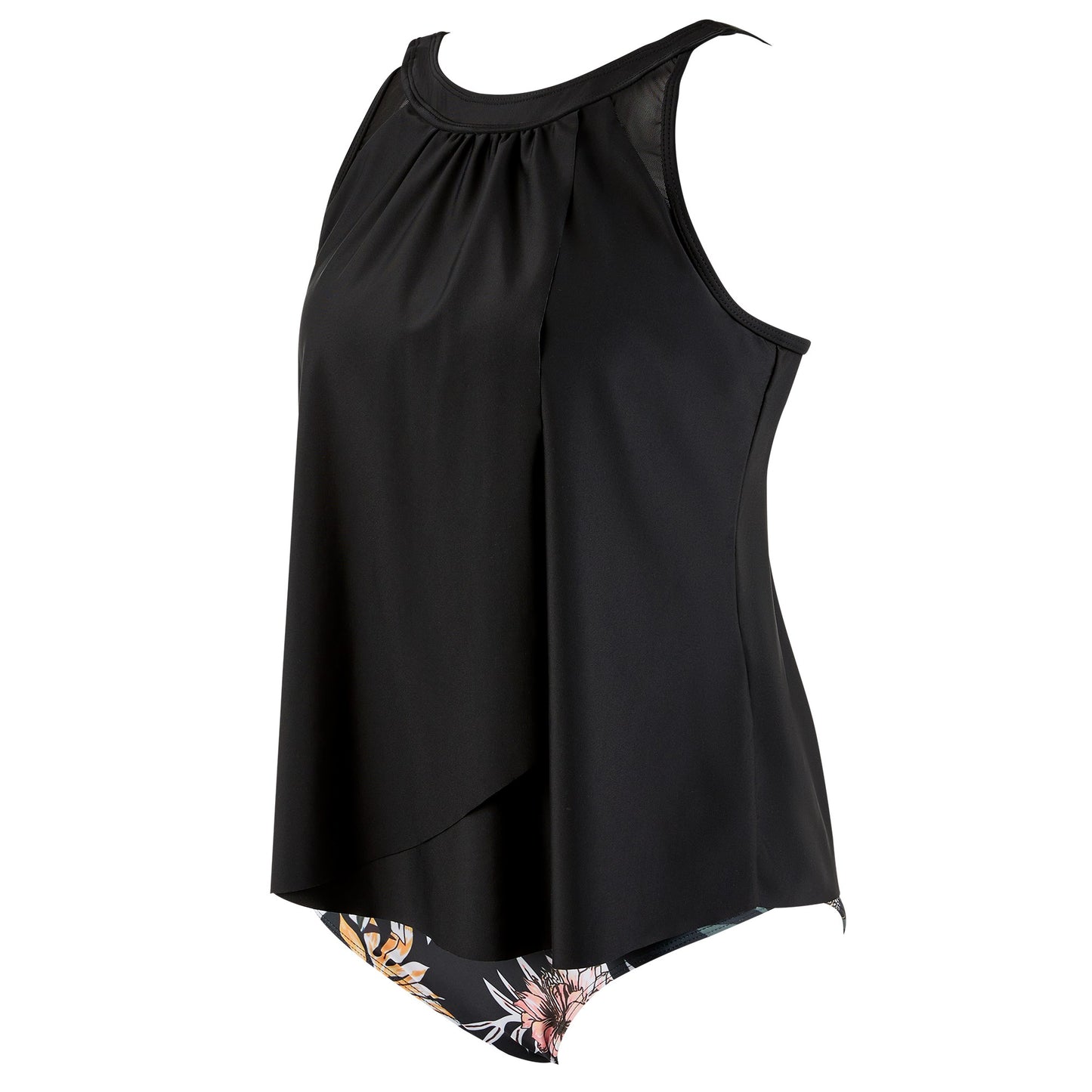 Women Tummy Control Tankini Bathing Suits High Waisted Padded Swimwear Plus Size Beachwear Swimsuit Bikini Sets Female