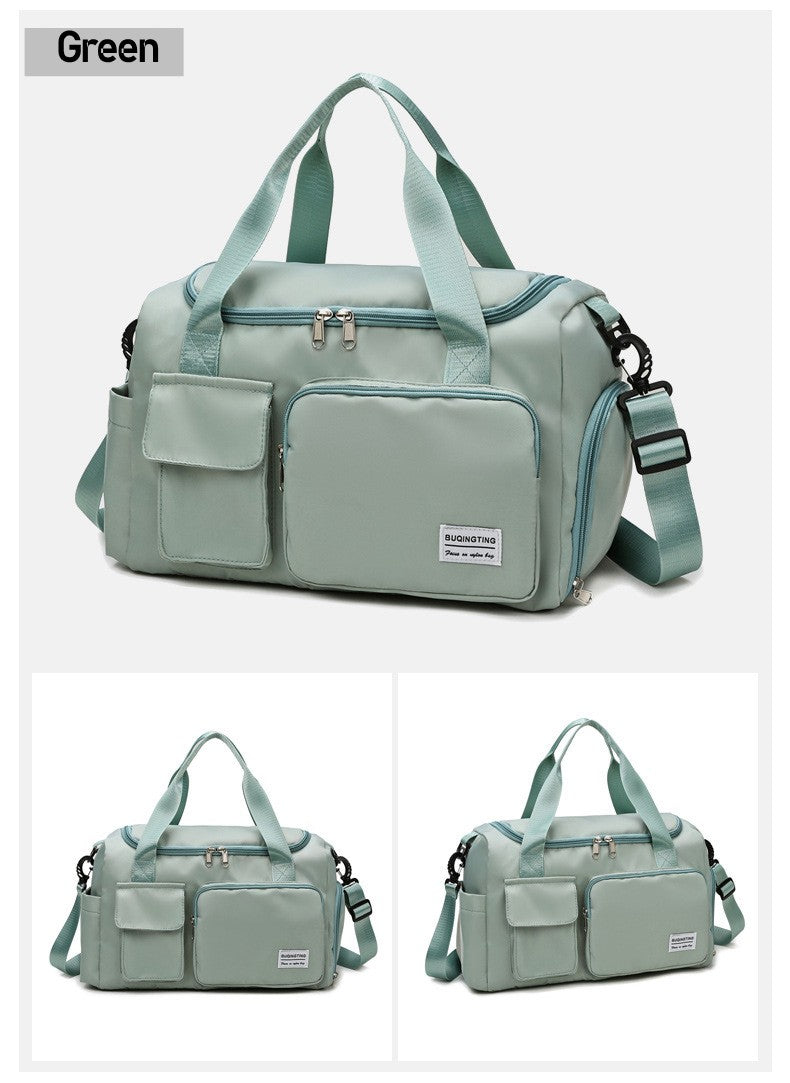 Womne's Travel Bags Handbags Gym Shoulder Bags Oxford Fitness Camping Trekking Bags Hiking Waterproof Outdoor Crossbody Bag