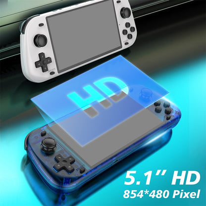 5.1 Inch R50S Retro Handheld Game Console 854*480 Large Screen Linux System Portable Pocket Video Game Player Boy Gifts