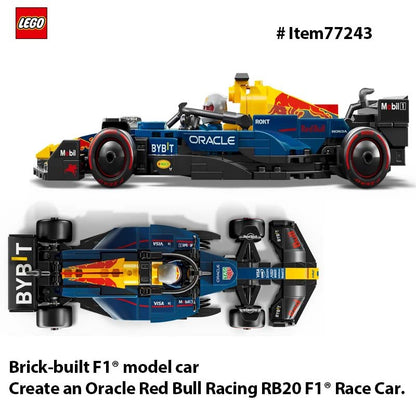 LEGO 77243 Speed Champions Oracle Red Bull Racing RB20 F1 - Kit de Modelo de Carro de Corrida – Conjunto de Construção para Adultos, Maiores de 18 Anos, 251 Peças