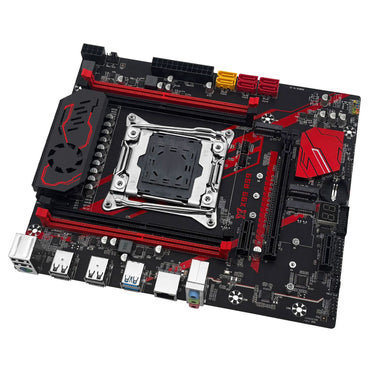 Placa-mãe MACHINIST X99 RS9 com kit opcional de processador Xeon E5 2680 V4 LGA 2011-3 e conjunto de memória ECC DDR4 de 16 GB 2400 MHz USB3.0