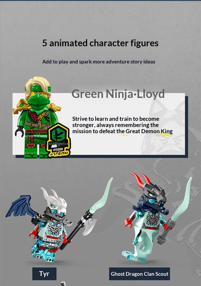 Blocos de Montar LEGO Montam Ninja Fantasma 71845 Lloyd's Transformed Mech Brinquedo Infantil Presente de Natal