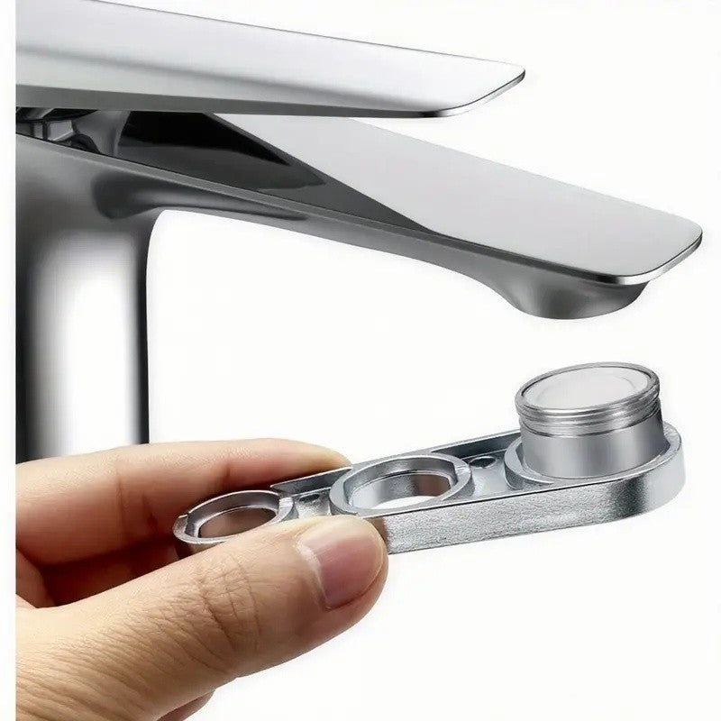 Chave Universal para Aerador de Torneira, Ferramenta 6 em 1 de Liga de Zinco para Bicas de Cozinha e Banheiro