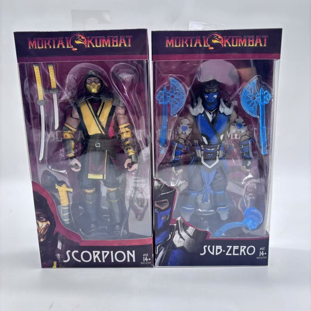 Mortal Kombat Spawn Sub Zero Scorpion 7" Articulated Action Figure Toys 17cm