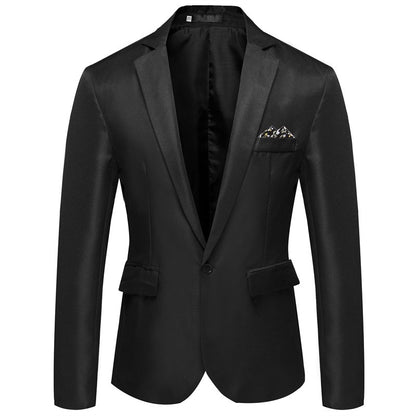 2023 Autumn New Blazer Men's Fashion Casual Suit Coat Men's Wedding Dress Jacket Casual Fit Formal Evening Dress Men's Clothing