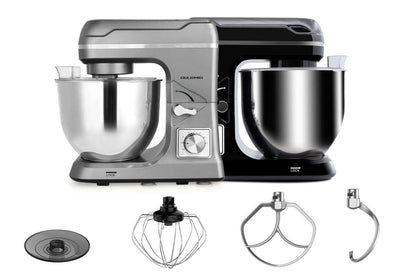 Robô Patissier Profissional 1400W 5.7L Aparelho de Cozinha Batedeira Elétrica com Suporte Alimentar USB Gancho de Massa Fábrica OEM Vendas Quentes