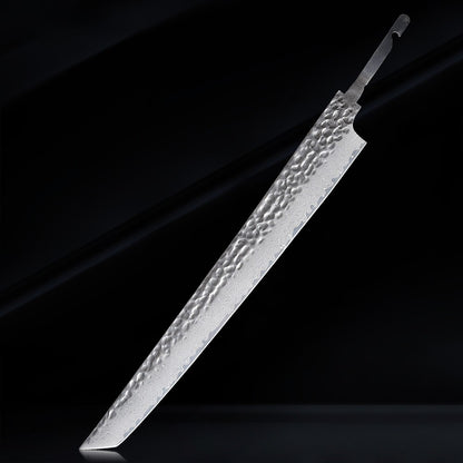 TURWHO Lâmina Crua de Faca de Chef Japonesa Aço Damasco Forjado à Mão DIY VG10 Kit de Facas de Cozinha Ferramentas para Fazer Facas Sem Cabo
