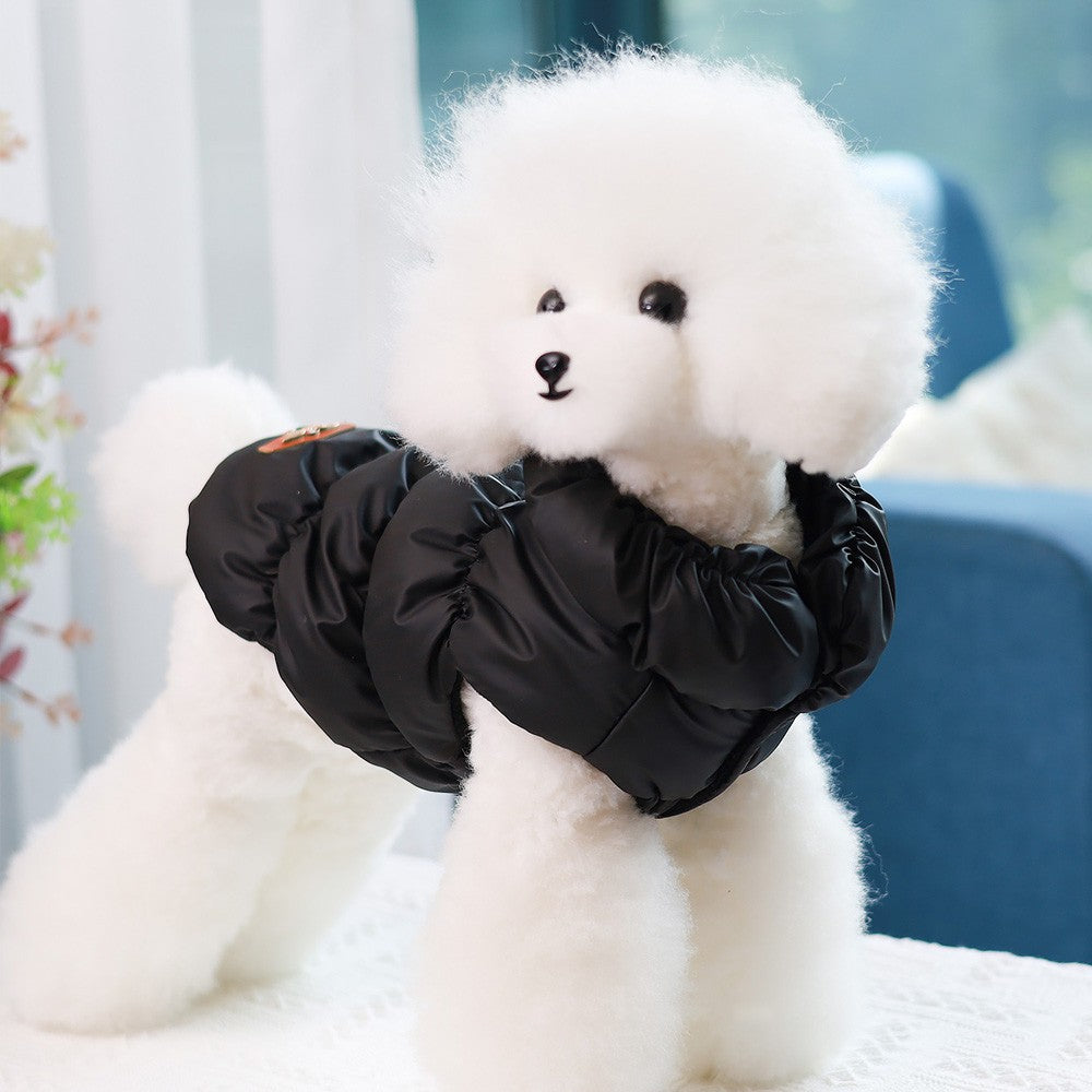 Roupas de Cachorro Macias e Quentes, Casaco/Colete Acolchoado de Inverno para Cães Pequenos e Médios, Gatos, Chihuahua, Bulldog Francês, Poodle, Roupa para Pets