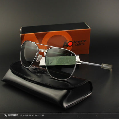 Aviation Sunglasses Men Women Outdoor driving glasses pilot American Army Military Optical AO  SunGlasses glasses Oculos de sol