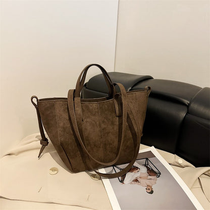 Large Capacity PU Leather Shoulder Bags for Women 2025 Luxury Designer Crossbody Bag Females Brand Retro New Handbags and Purses