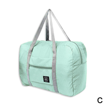1pc Large Capacity Fashion Travel Bag Carry On Waterproof Foldable Travel Bags Gym Bag Multi-functional Clothes Storage Bag