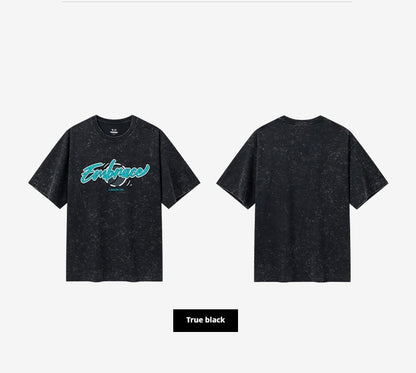 Xtep Short Sleeve Knitted Shirt For Men 2024 Summer Hip Hop Men's T-shirt Comfortable Fashion Cotton Outdoor Tops 976229010576