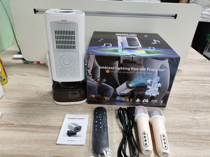 Novo Projetor Inteligente K6 Yuntai Portátil 1080P4K Projetor de Home Theater e Escritório com Bluetooth Sem Fio e Função K Song