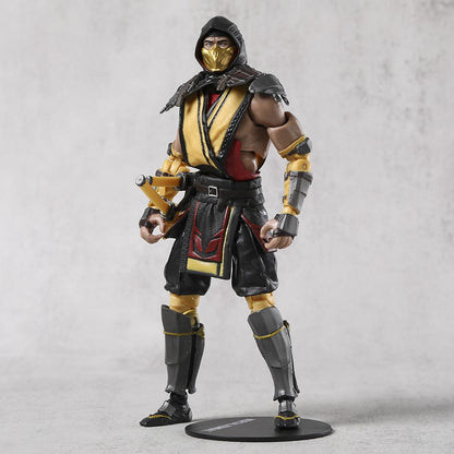 Scorpion Sub-Zero Mortal Kombat Boneco Articulado de 18 cm
