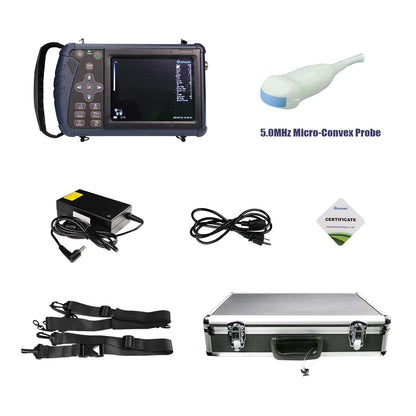 Scanner de Ultrassom Veterinário Portátil Máquina de Prenhez de Ultrassom B Veterinária Portátil (B, BB, 4B, B+M, M) para Porcos Ovinos Bovinos Equinos Cães