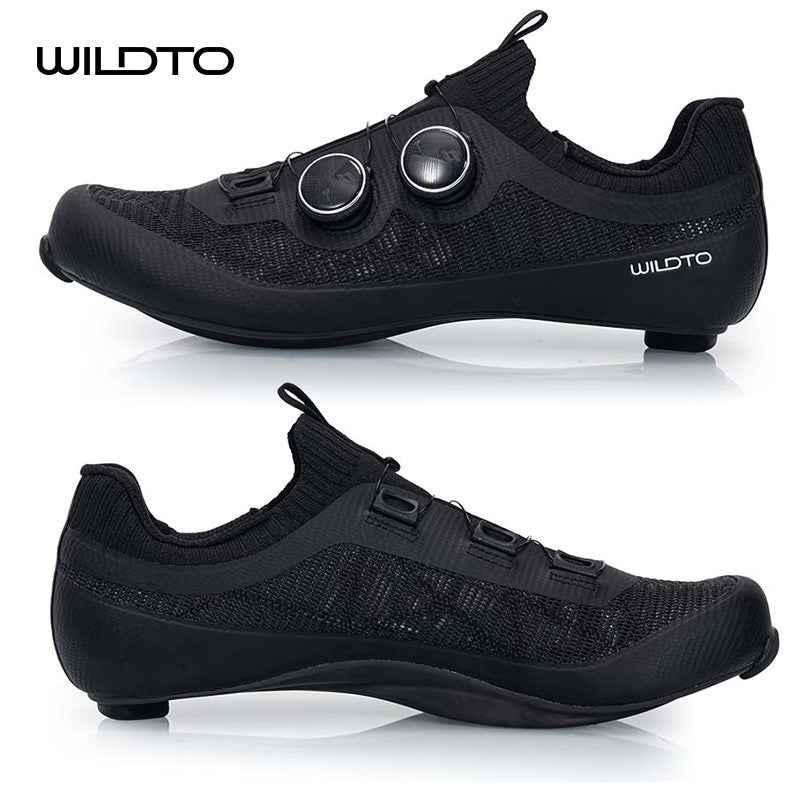WILDTO Ultralight Cycling Shoes Men's Road Bike Shoes Hardness12 Carbon Fiber Professional Self-locking SPD Cleats Footwear